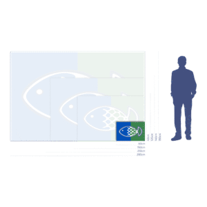 Drapeau Poisson Port Grimaud taille&nbsp;S